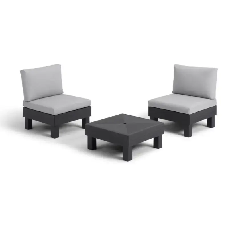 Aiamööbli komplekt Elements Balcony Set hall/helehall