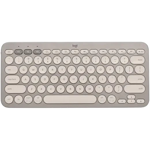 LOGITECH K380 Multi-Device Bluetooth Keyboard - SAND - US INT'L