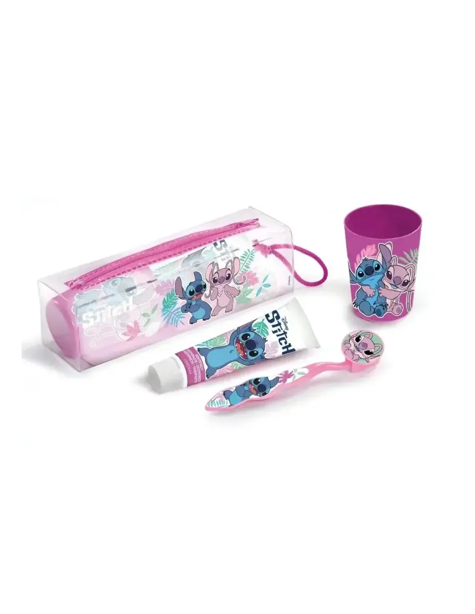Disney Toiletry bag, mouth stitch, toothpaste