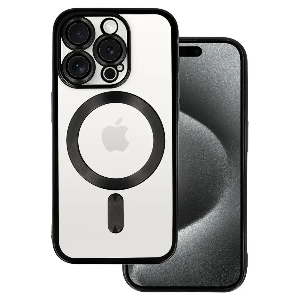Metallic Magsafe Case for Iphone 16e Black