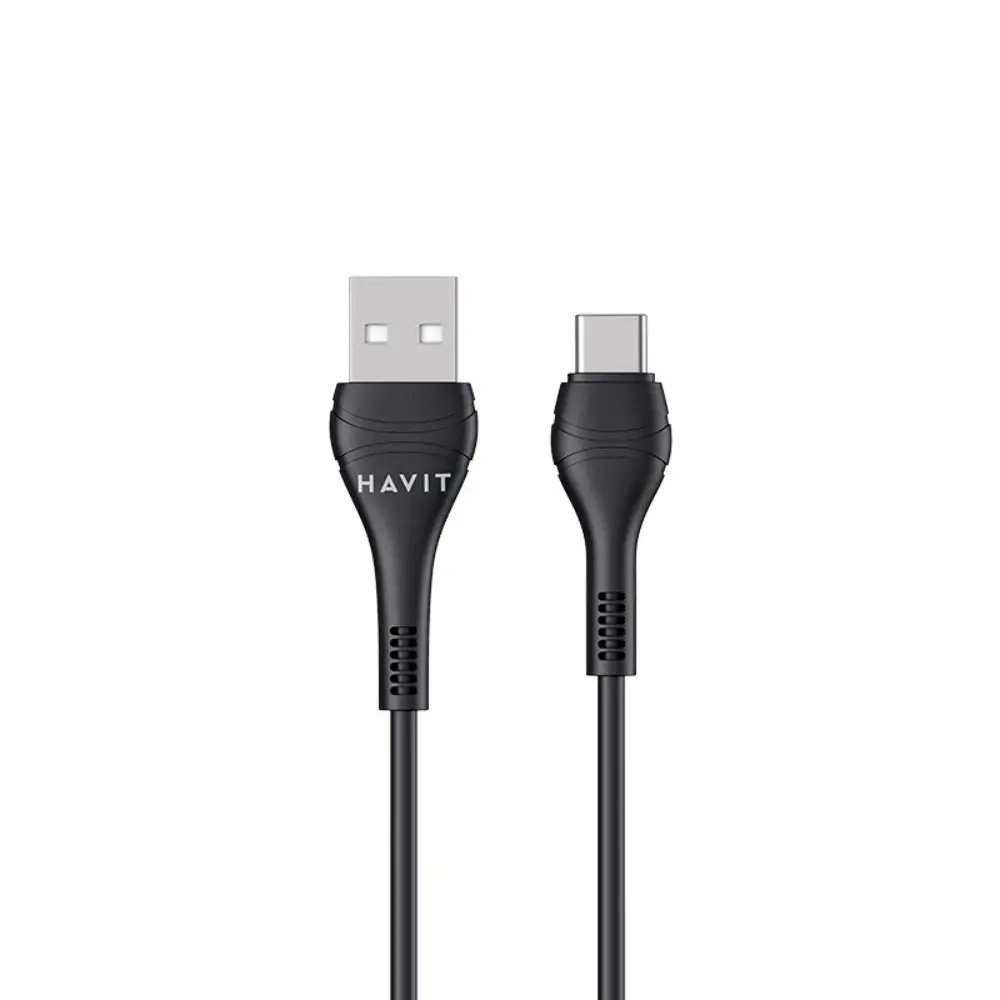 HAVIT cable  CB6161 USB - USB-C  1,0m  black