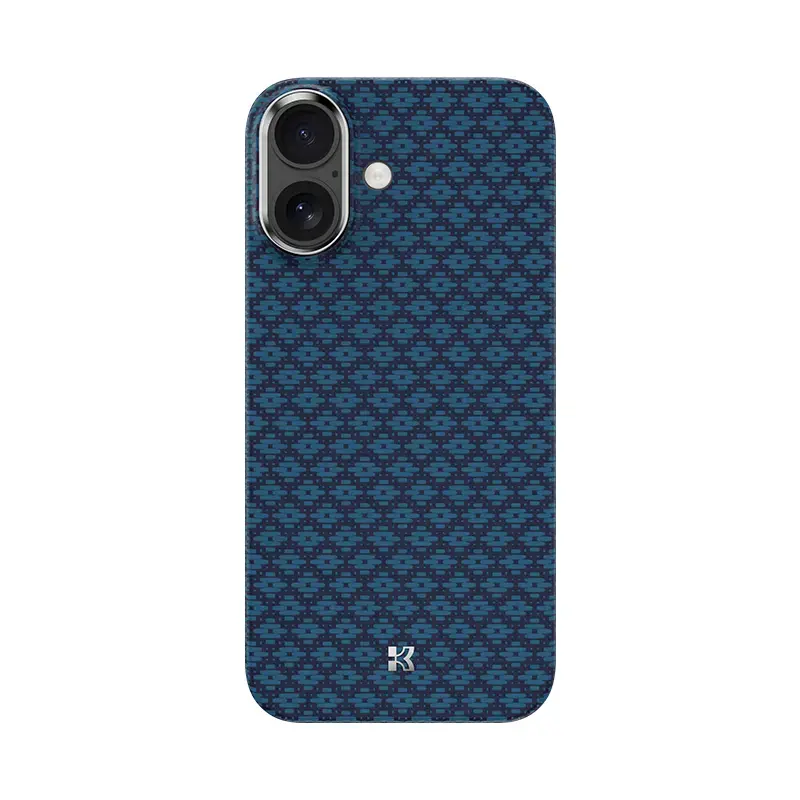 Benks Magnetic Armor Air Armor Grid Kevlar maciņš telefonam iPhone 17 zils