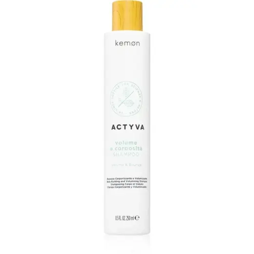 Kemon Actyva Volume and Body Volumizing Shampoo for Delicate Hair Without Silicones 250 Ml