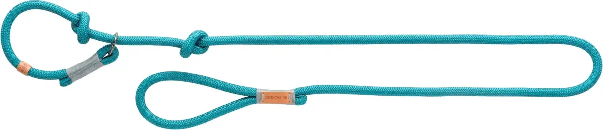 Pavada : Trixie BE NORDIC retriever leash, L–XL: 1.70 m|ø 13 mm, petrol|light petrol|grey|light grey