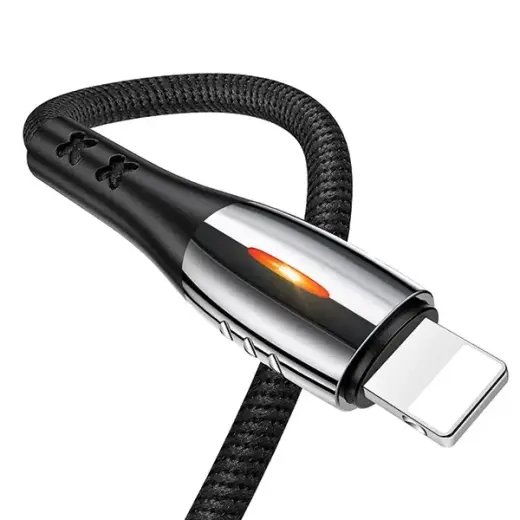USAMS U-Tone SJ344 data transfer and charging cable | USB-A to Lightning | 10W | 1.2m | black
