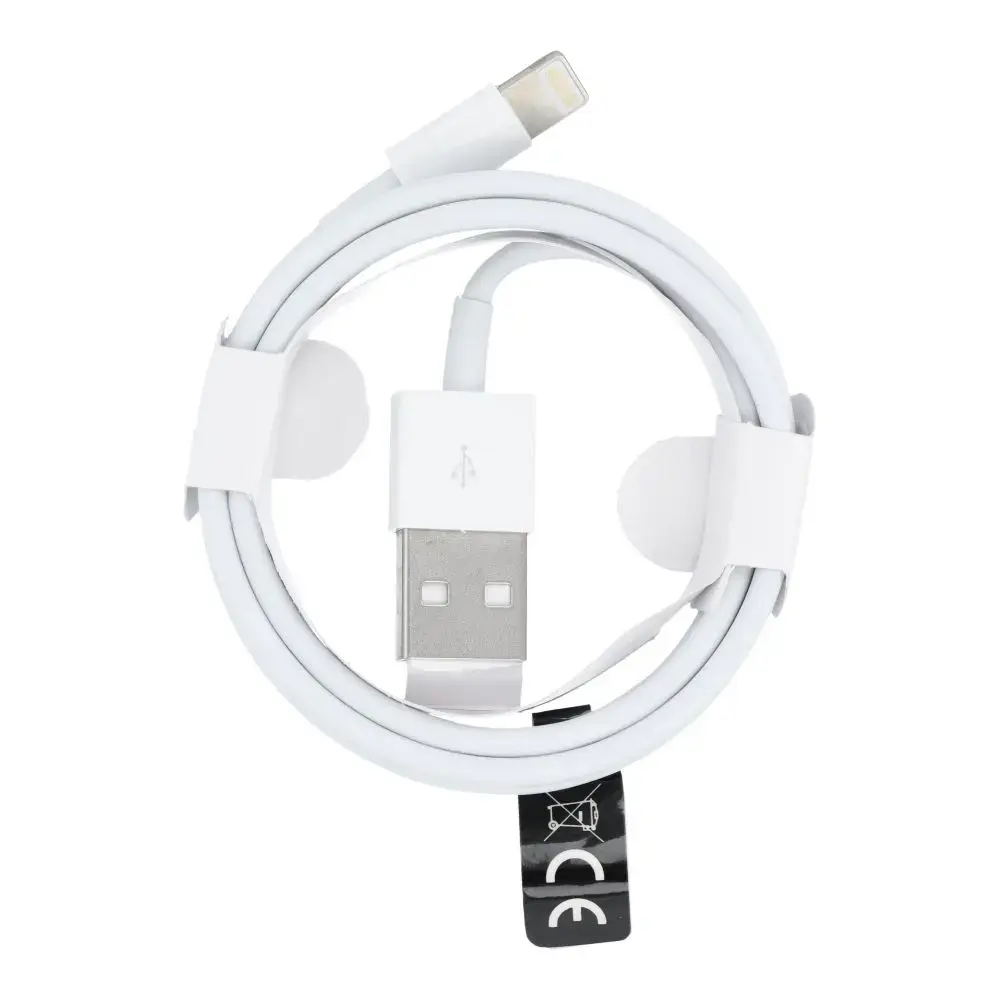 HD5 datu pārraides un uzlādes vads | USB-A uz Lightning | 1m | balts