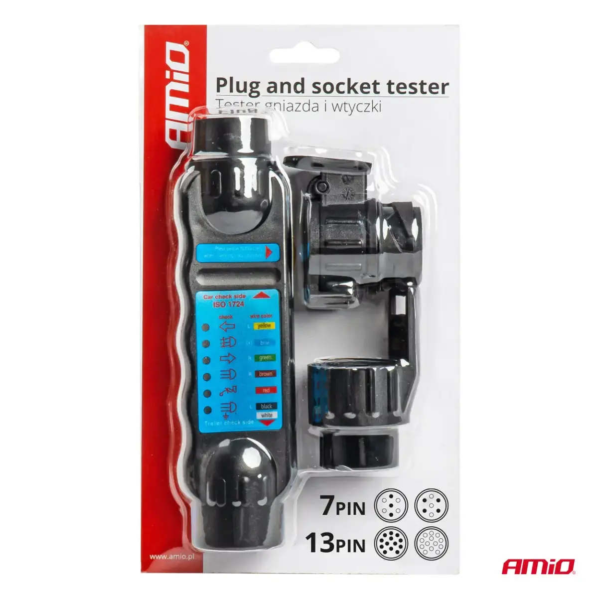 Plug and socket tester 7/13PIN