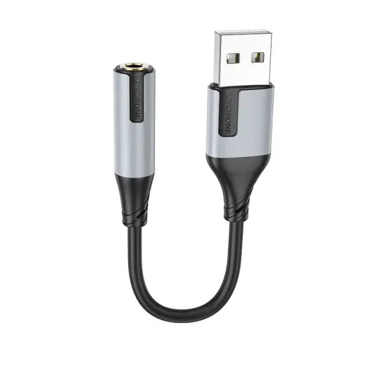 Borofone Adapter BV19 Creator Audio - USB to jack 3,5mm - black