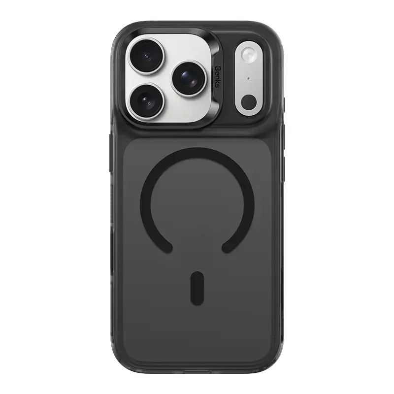 Benks Lucid Armor maciņš telefonam iPhone 17 Pro Max melns