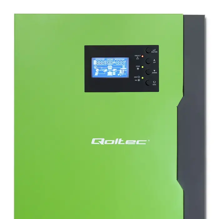 Qoltec Hybrid Solar Inverter Off-Grid 10KVA | 5,5kW | 100A | 48V | MPPT | Sinus
