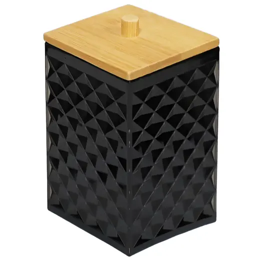 Trauciņš universāls ar vāku Diamond, melns