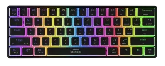 Genesis Thor 660 G2 60% Black RGB Gateron Red