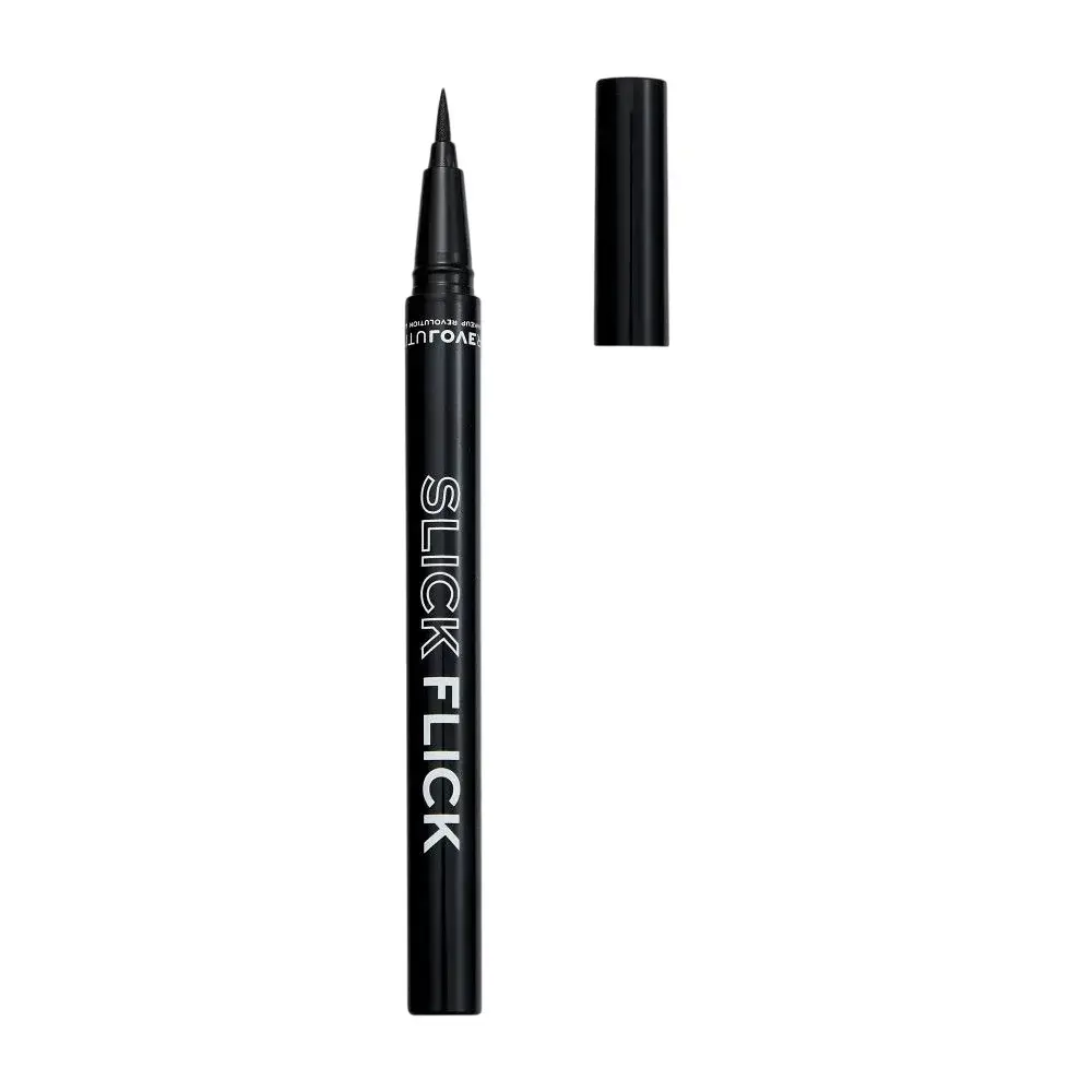 Relove By Revolution, Slick Flick, Precise, Gel Eyeliner, Black, 0.8 g