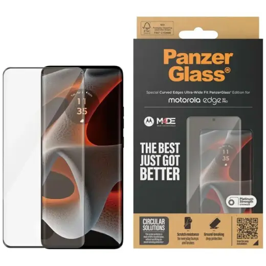 Szkło hartowane PanzerGlass Ultra-Wide    Fit do Motorola Edge 50 Pro | 50 Ultra