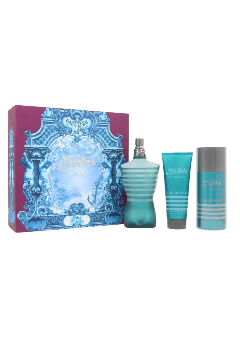 Set Jean Paul Gaultier Le Male Edt 125ml + Shower Gel 75ml + Deodorant 150ml
