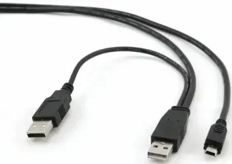 Gembird data transfer and charging cable | USB-A to Mini USB | 0.9m | black