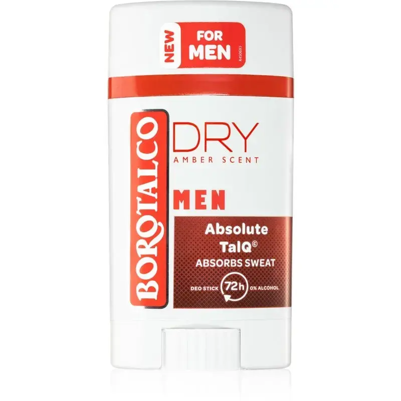 Borotalco Deo Stick Dry Amber Scent Men - 40ml