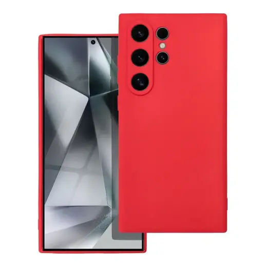 Soft maciņš telefonam Samsung Galaxy S24 Ultra sarkans
