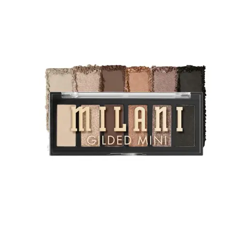 Milani, Gilded Mini, Eyeshadow Palette, 150, Call Me Old Fashioned, 6 Shades, 4.8 g