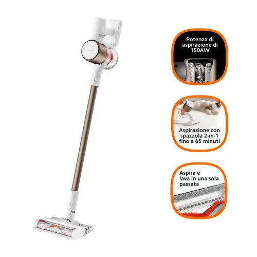 Xiaomi Vacuum cleaner  G10 Plus EU Cordless operating  Handstick  25.2 V  450 W  Operating time (max) 65 min  White