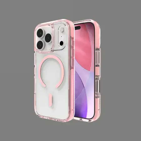 ZAGG Santa Cruz Snap phone case with MagSafe support for Apple iPhone 17 Pro pink