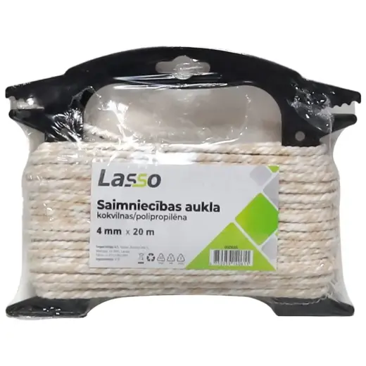Household cord 4mm 20m cotton/polypropylene