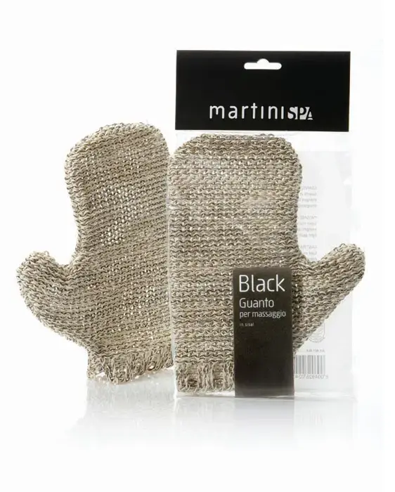 Sizala masāžas cimds Black 