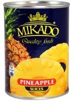 Ananāsu riņķīši MIKADO, 580ml/340g