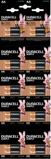 Baterijas DURACELL AA, HBDC 2.gab