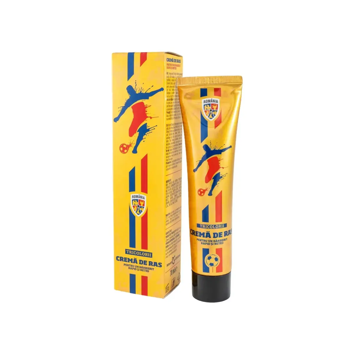 Tricolorii, Tricolorii, Silky Finish, Shaving Cream, 70 ml