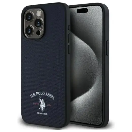 US Polo USHCP15XPARV iPhone 15 Pro Max    6,7" granatowy|navy Printed DH Logo