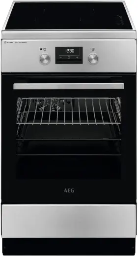 AEG indukcijas plīts, 50 cm, nerūsējoša tērauda