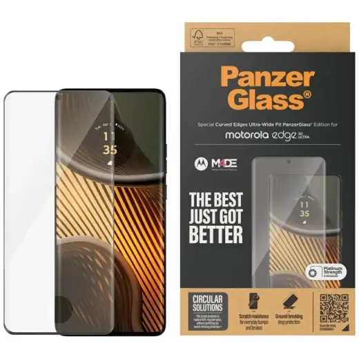 Szkło hartowane PanzerGlass Ultra-Wide    Fit do Motorola Edge 50 Ultra