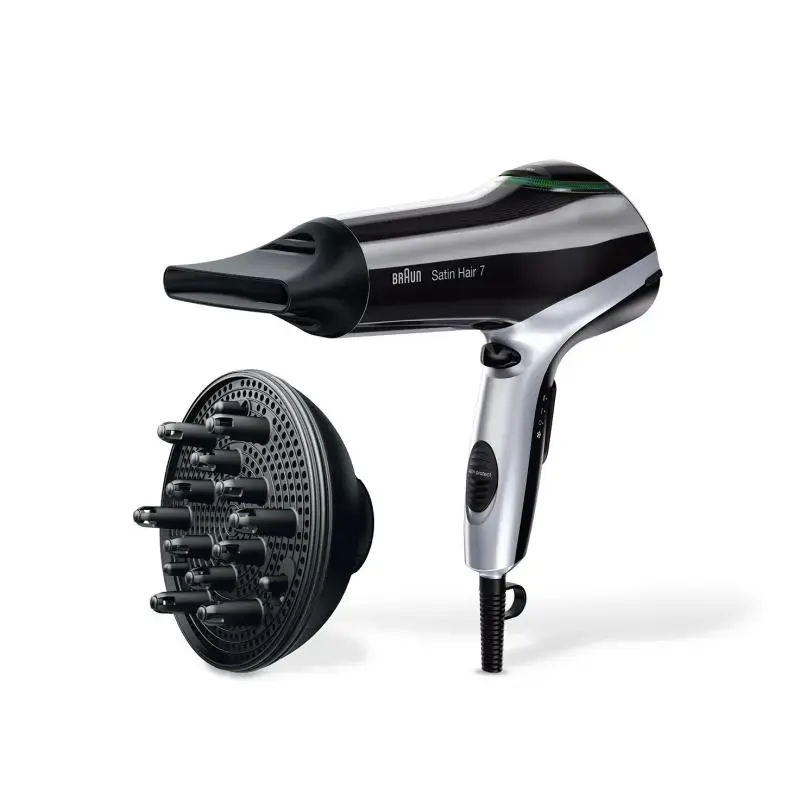 Braun Hairdryer Satin Hair 7 HD710 Iontec black silver (BRHD710E)