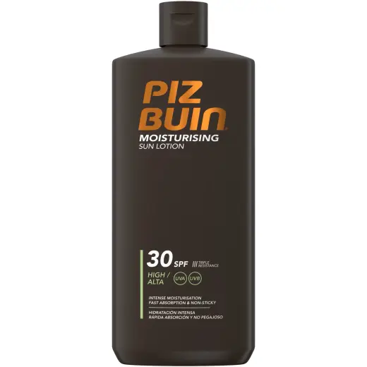Piz Buin, Moisturizing, Sun Protection, Sunscreen Lotion, SPF 30, UVA & UVB, 400 ml
