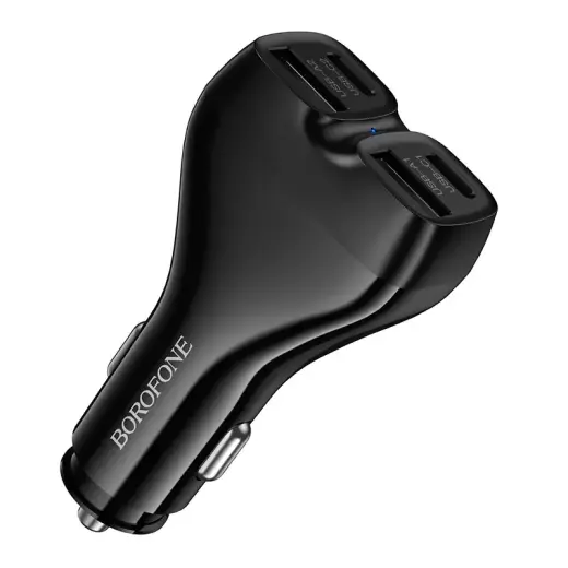 Borofone BZ35 Leader autolaadija | 30W | PD | USB-C, USB-A | must