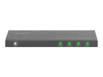 DIGITUS Ultra Slim HDMI Splitter DS-45323 - video|audio splitter - 4 ports