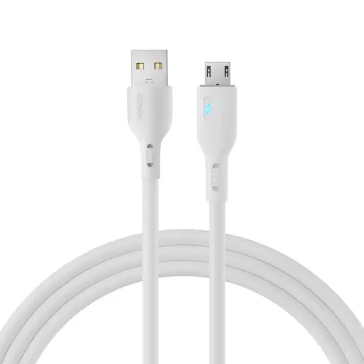 Joyroom S-UM018A13 datu pārraides un uzlādes vads | USB-A uz Micro USB | 12W | 2m | balts