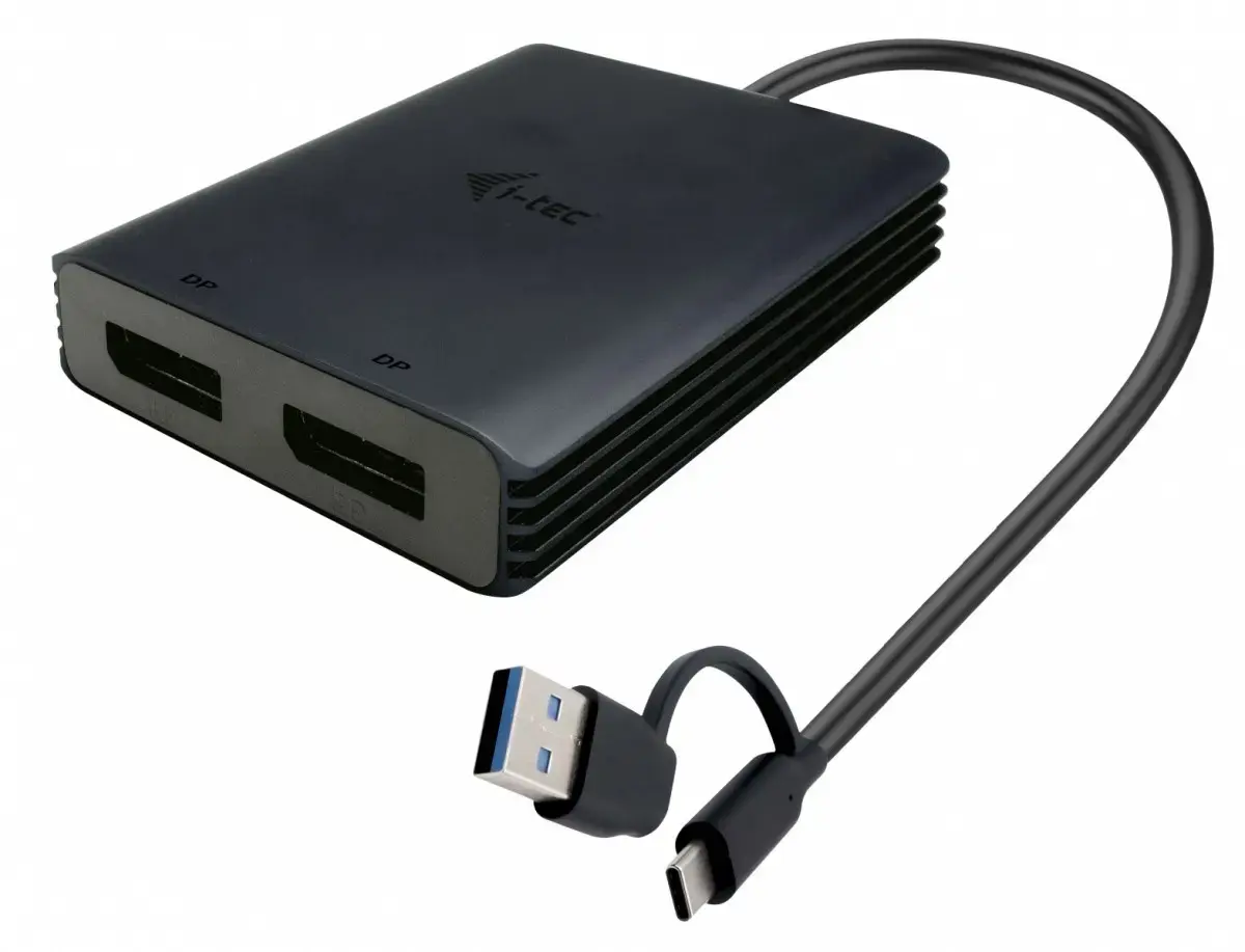 Adapter Video USB-A|USB-C Dual 4K|60 Hz DisplayPort