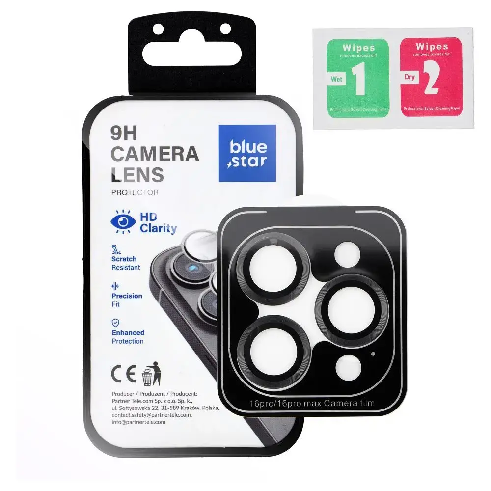 Blue Star Tempered Glass Camera Lens