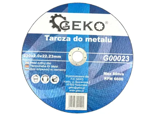 Metallilõikeketas 230x2,0x22,23mm GEKO