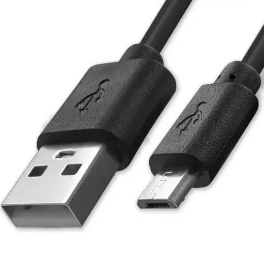 Qoltec duomenų perdavimo ir įkrovimo laidas | USB-A į Micro USB | 0.5m