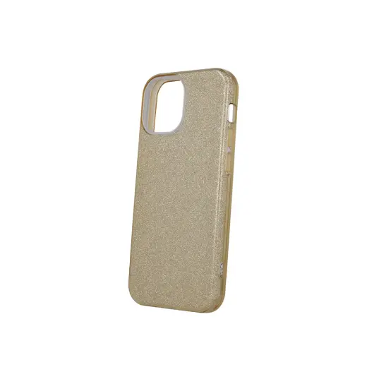Glitter 3-in-1 чехол для телефона iPhone 13 Mini золотой