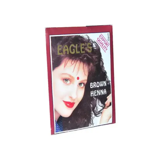 Set, Eagles, Henna Hair Color, Permanent Hair Dye,  Brown, 6 pcs, 10 g