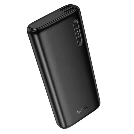 Hoco J158A išorinė baterija (powerbank) | 10 000 mAh | 10W | USB-A, USB-C, Micro USB | juodas