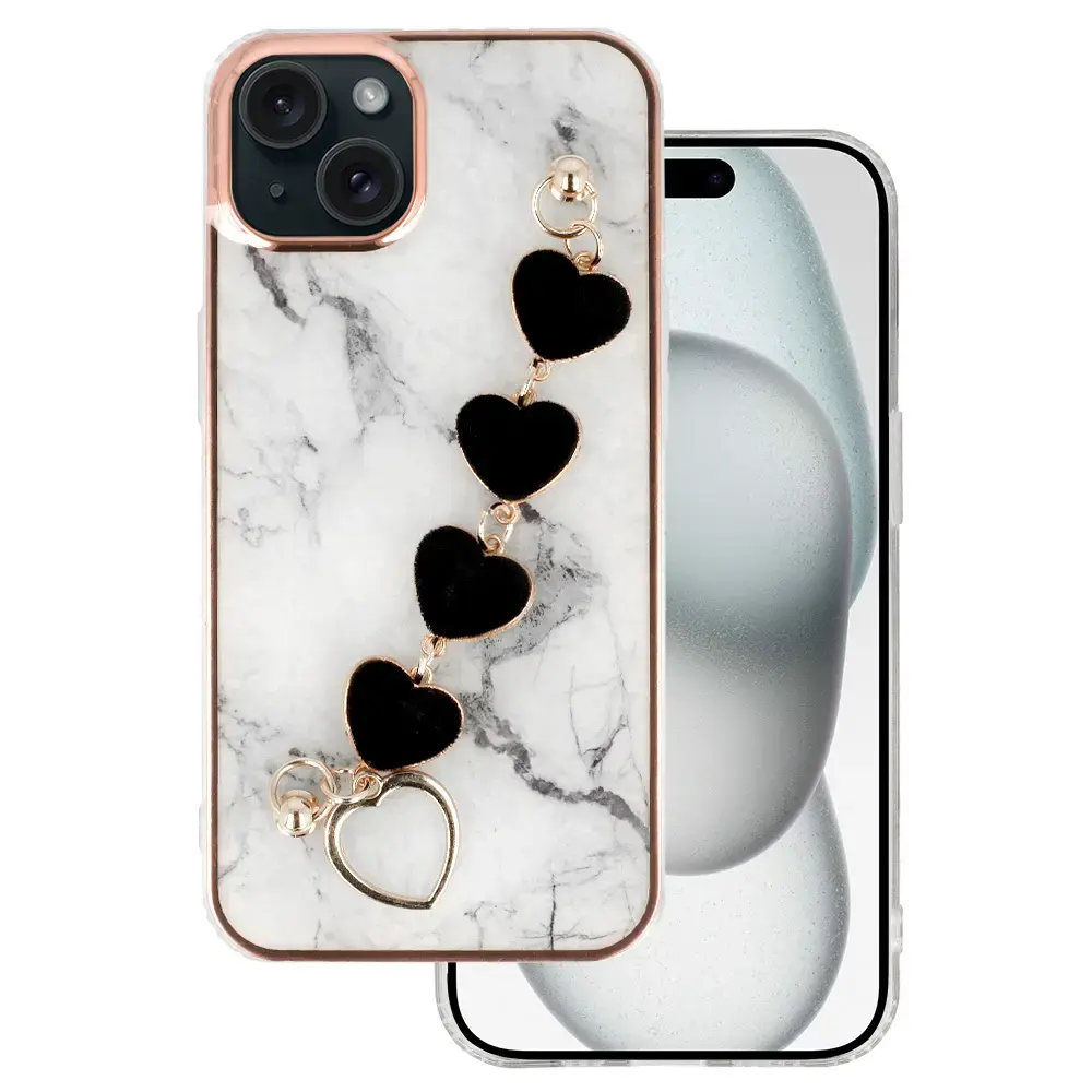 Trend Case for Iphone 15 design 6 white
