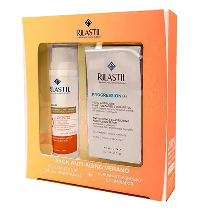 Rilastil Age Repair SPF50 50ml + Progression Serum 30ml 2-Piece Set