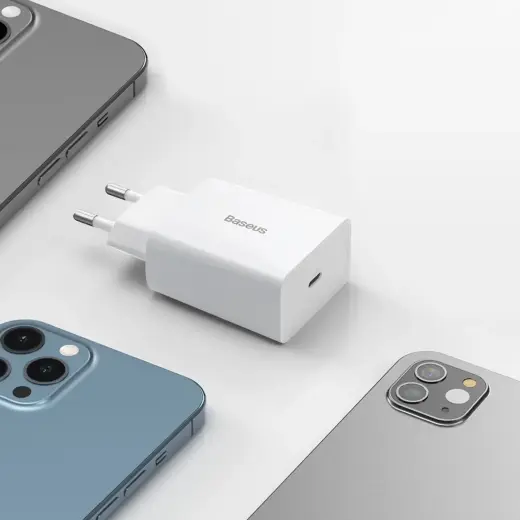 Baseus Speed Mini travel charger | 20W | PD | USB-C | white