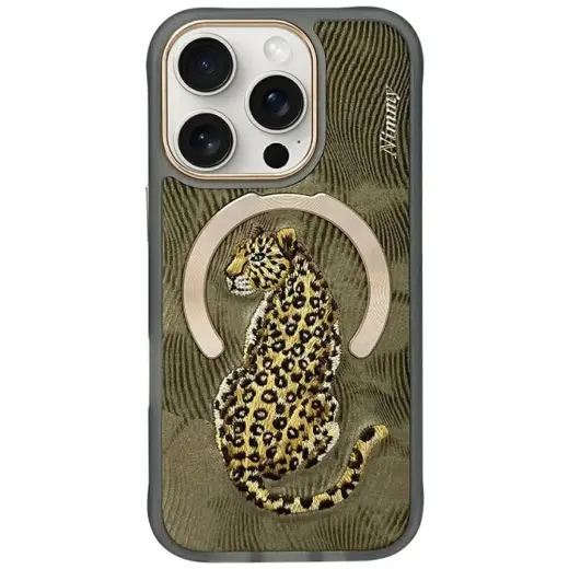 Case Nimmy Magnetic Fantasy Animal for iPhone 16 Pro Max gold