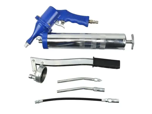 2-in-1 Pneumatinis/Rankinis tepalo pistoletas rinkinys